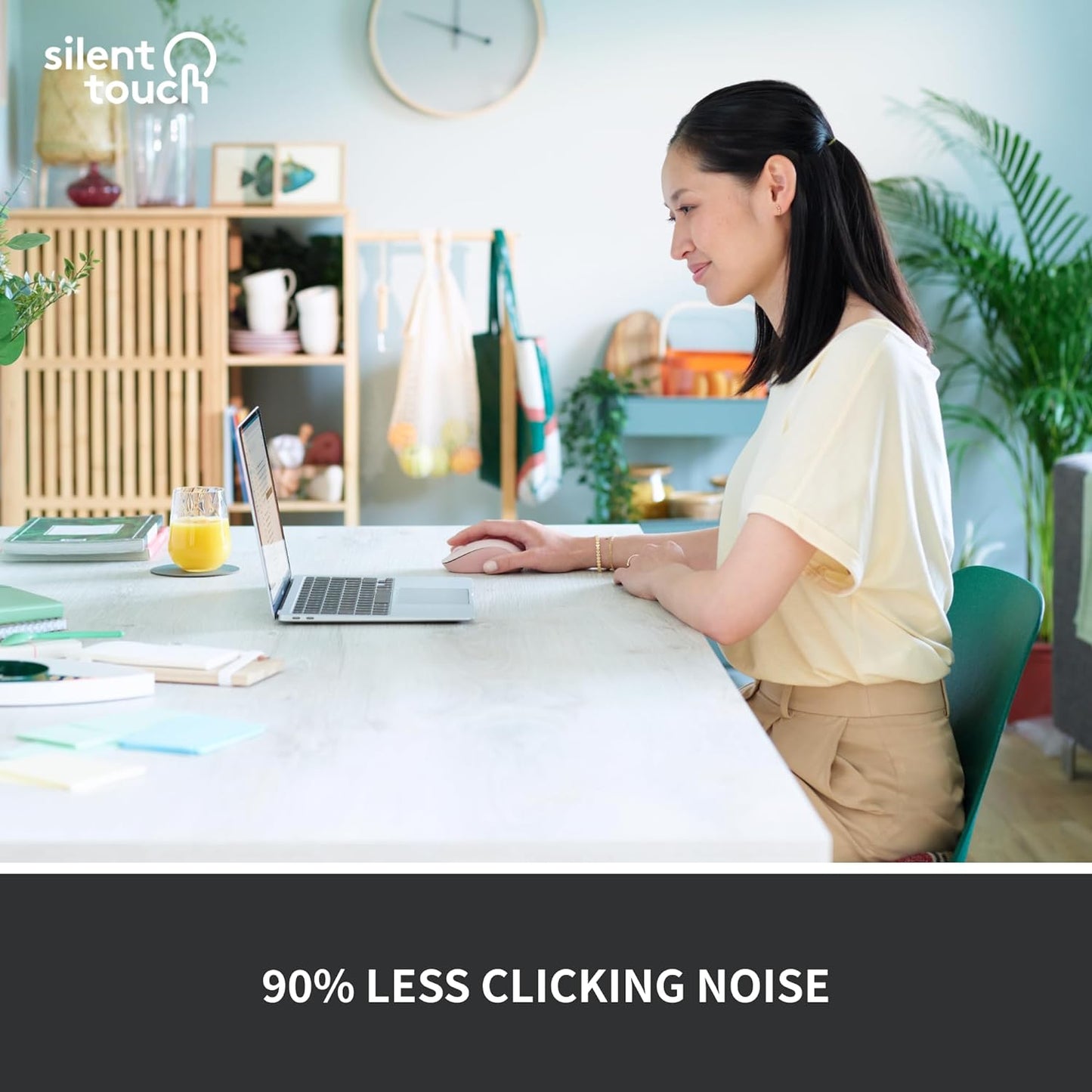 Logitech Signature M650 L Full Size Wireless Mouse - For Large Sized Hands, 2-Year Battery, Silent Clicks, Customizable Side Buttons, Bluetooth, for PC/Mac/Multi-Device/Chromebook - Black