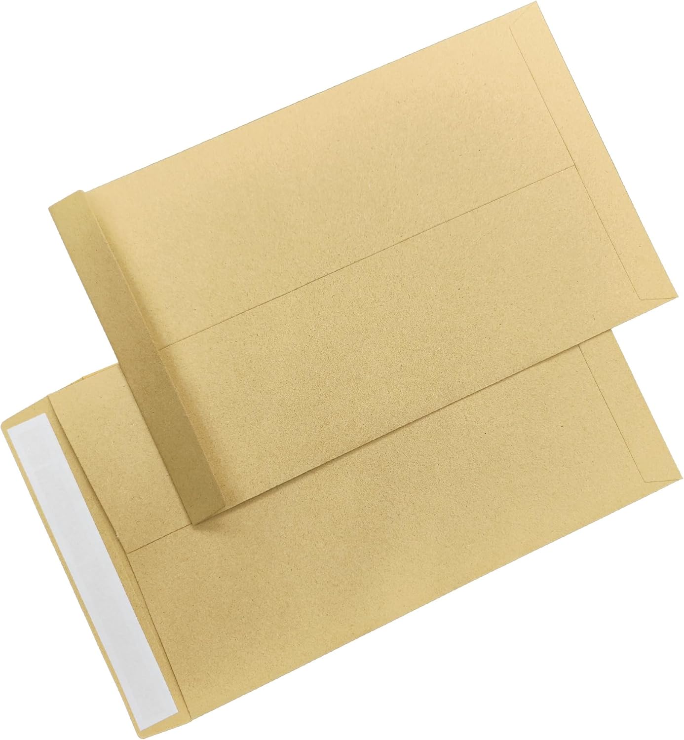 Tanshuqin 9" x 12.75" Self-Seal Catalog Envelopes 32lb Kraft Envelopes for Invitation Cards, Organizing and Storage, Pictures, Photos, Documents (100 PCS)