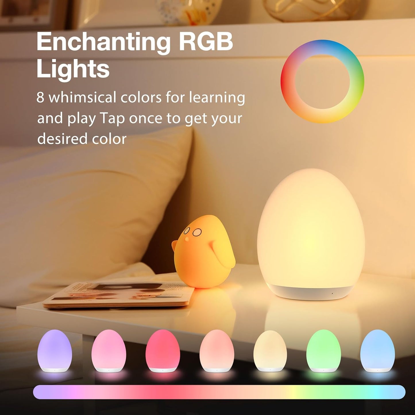 Purilite Select Touch LED Nursery Night Light
