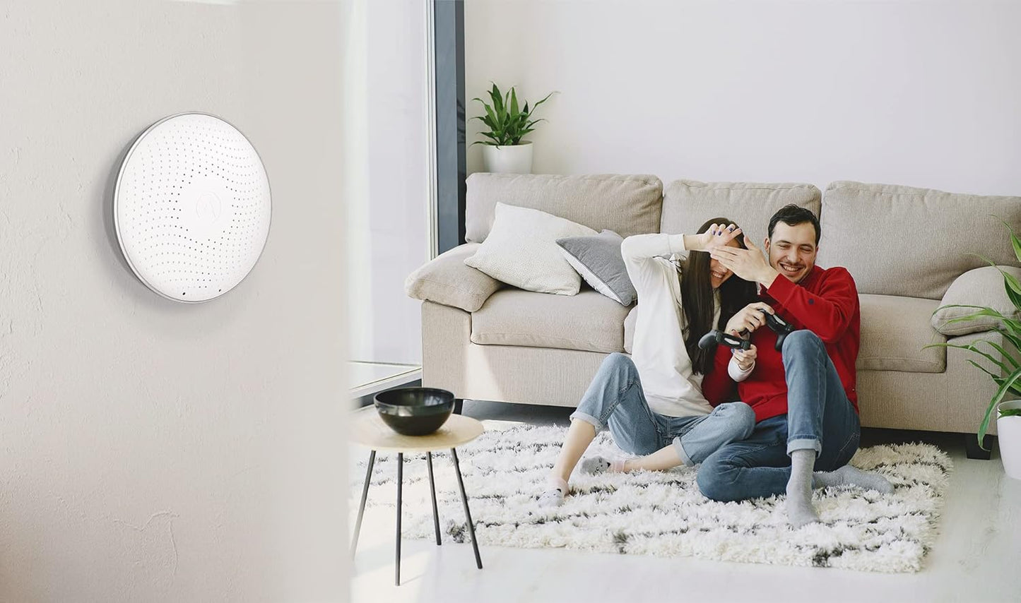 Airthings Wave Radon - Smart Radon Detector with Humidity & Temperature Sensor – Easy-to-Use – Accurate – No Lab Fees – Battery Operated - Free App