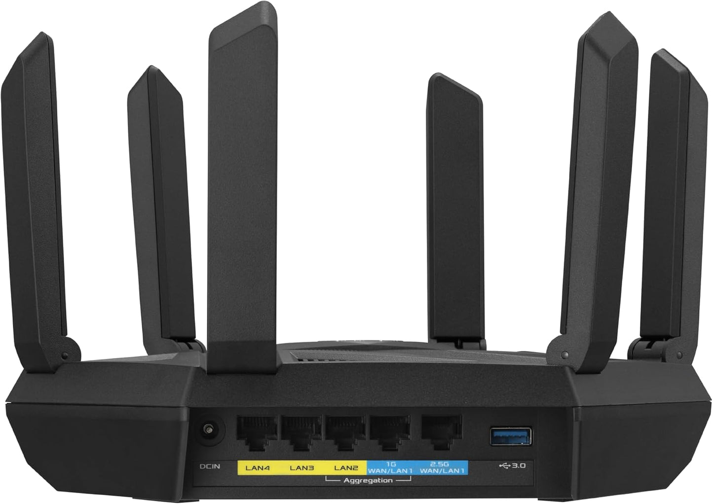 ASUS RT-BE86U BE6800 Dual-Band WiFi 7 Router, Supports 4096-QAM, MLO, AI WAN Detection, AiMesh, Subscription-Free Network Security, and Comprehensive VPN Features, Guest Network Pro, Gaming