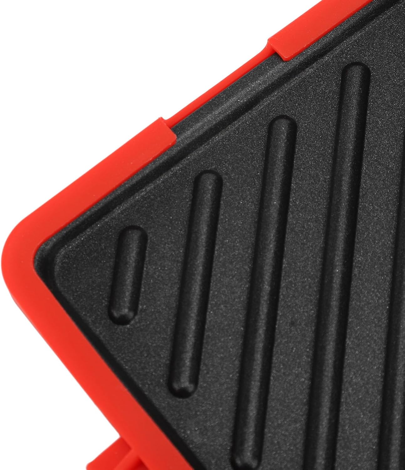 Microwave Toastie Maker, Grilled Cheese Sandwich Maker, Microwavable Toaster with Adjustable Silicone Straps No Electricity Cordless (Red)