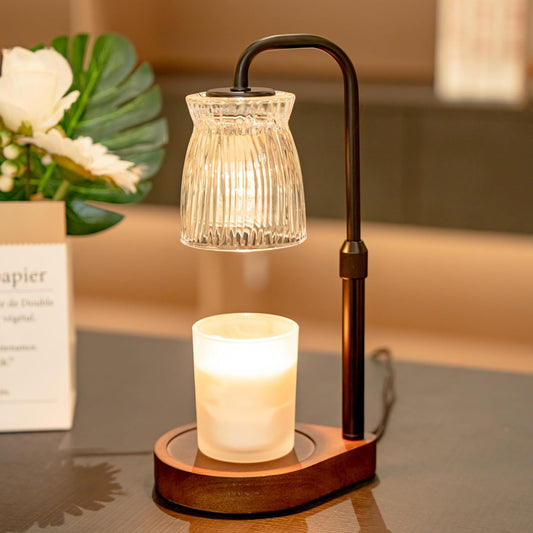 Shering Candle Warmer Lamp with Timer Dimmable, Gift Box, Gifts for Her, Birthday Gifts for Women, House Warming Gift New Home Decor, Wax Melt Warmer for Scented Jar Candles