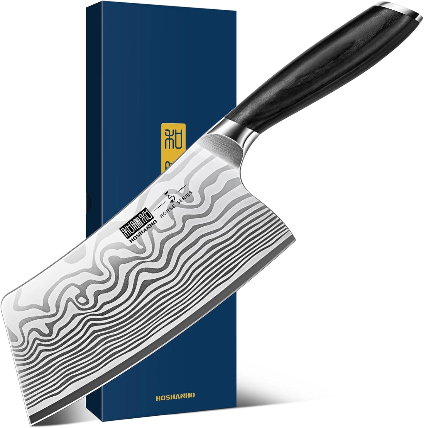 HOSHANHO Fillet Knife 7 Inch, Razor Sharp Boning Knife for Meat Poultry Chicken Cutting, Japanese High Carbon Powder Steel Fish Knife with Flexible Blade and Pakkawood Handle
