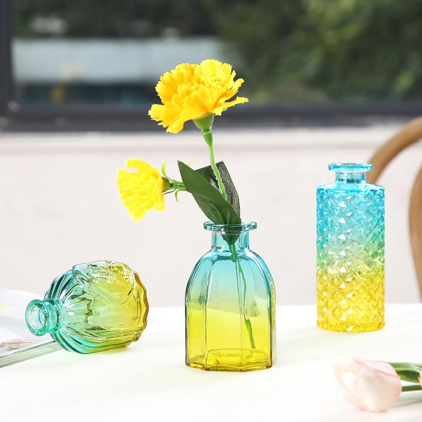 30 Pcs Mini Bud Vases As Wedding Centerpieces for Tables,Clear Bud Vases for Flowers,Small Flower Vases Suitable for Birthday Party,Anniversary,Wedding Reception,Baby Shower