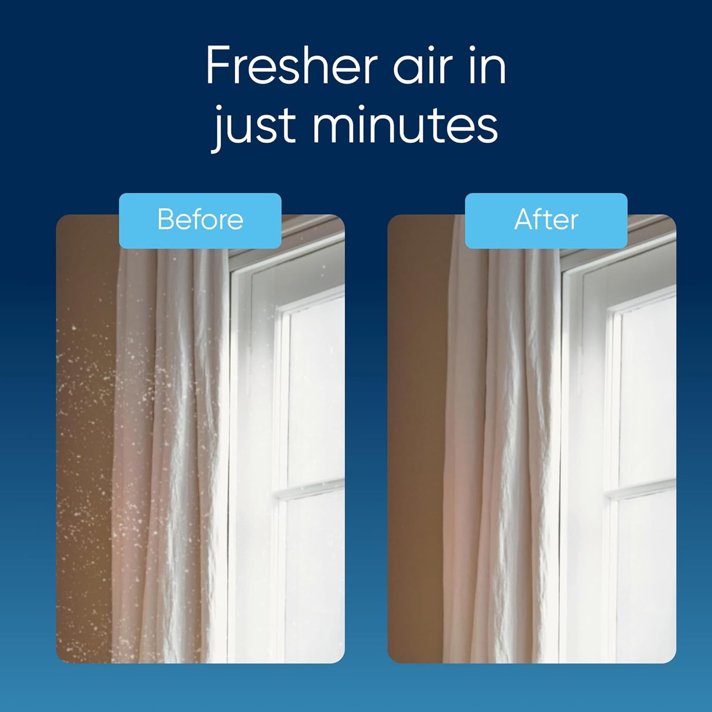 BLUEAIR Air Purifiers for Small Rooms, Bedroom, Home, Cleans 926 sqft in one hour, HEPASilent Air Cleaner for Pets, Allergens, Dust, Mold, Smoke - Blue Pure 511i Max - PuriLite