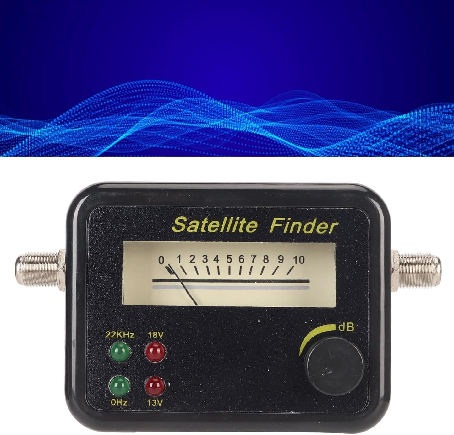 Digital Satellite Finder, TV Antenna Signal Detection Strength Meter Locator for Dish FTA HD Monitor DC13 to 18V with Compass
