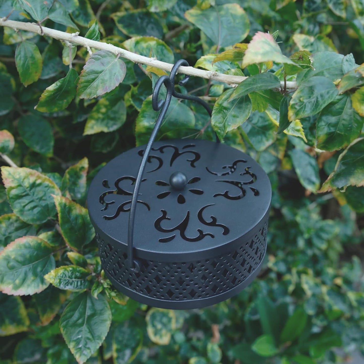 Purilite Select Metal Mosquito Coil Holder with Lid