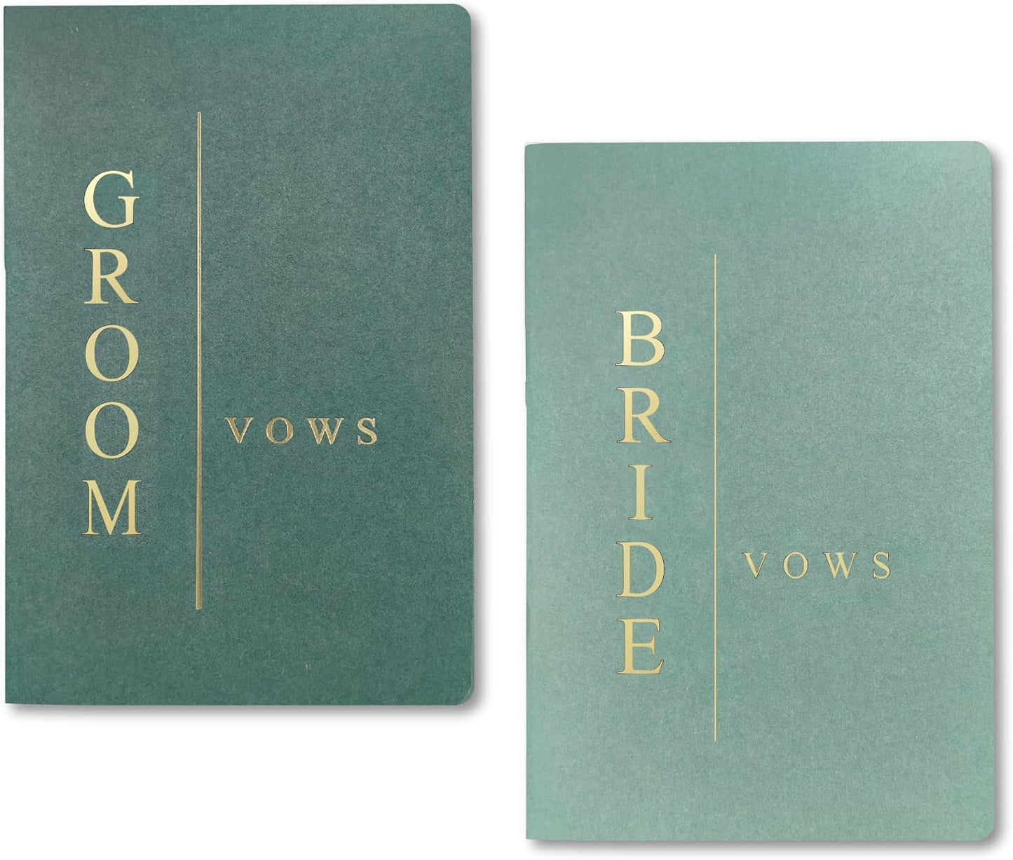 GroomBrideGifts Wedding Vow Book for His and Hers, Soft Touch, Perfectly Sized Bride and Groom Vow Books, Wedding Essentials, Wedding Registry Ideas, His and Hers Gifts