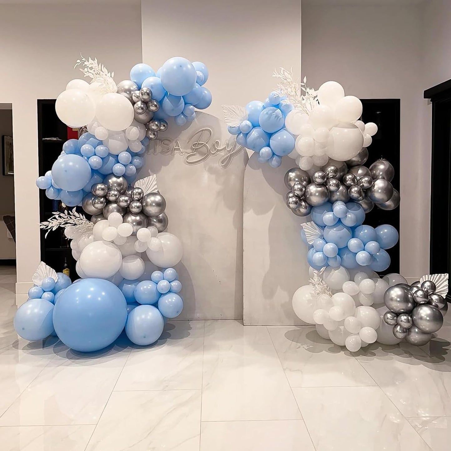 Gold Metallic Chrome Latex Balloon Arch Kit, 102PCS 18In 12In 10In 5In Arch Garland For Festival Picnic, Engagement, Wedding, Birthday Party, Gold Theme Anniversary Decoration With 33FT Ribbon