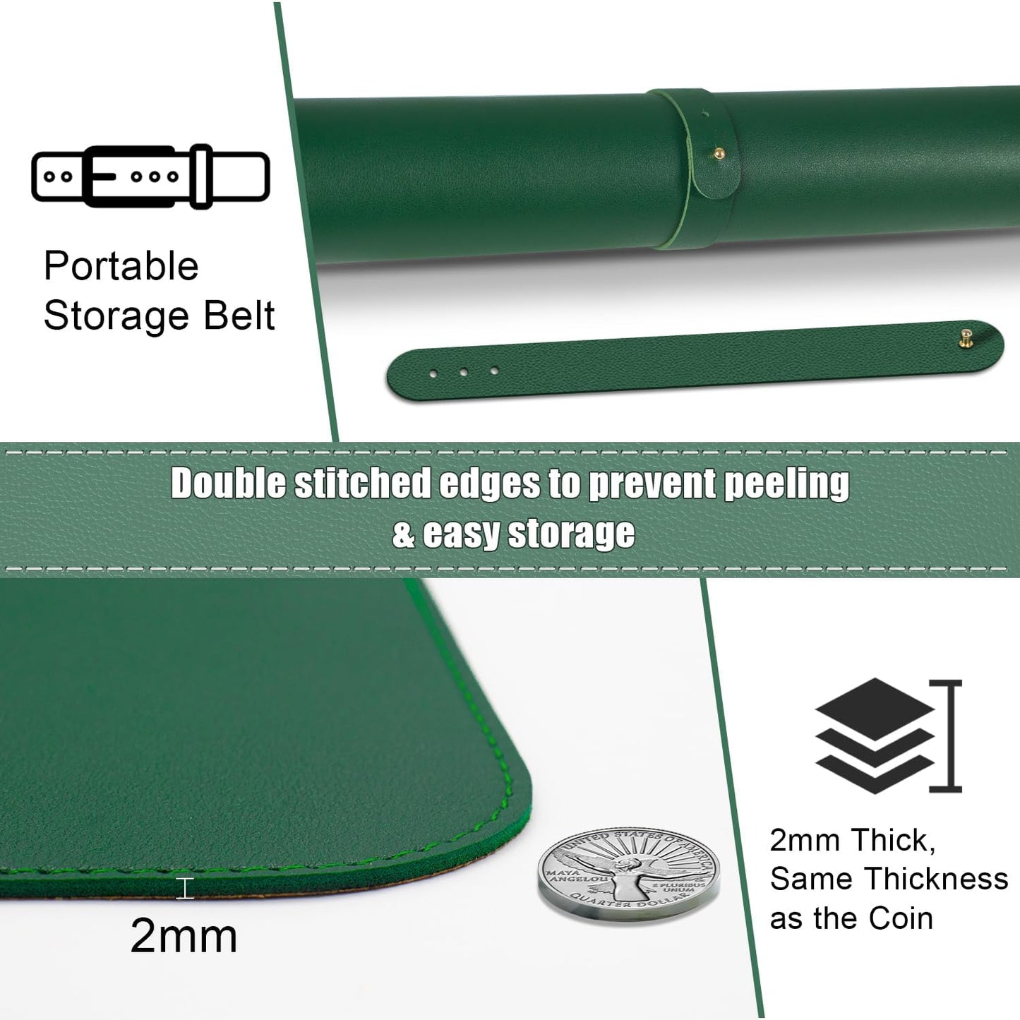 Purilite Select Dual-Sided Desk Pad