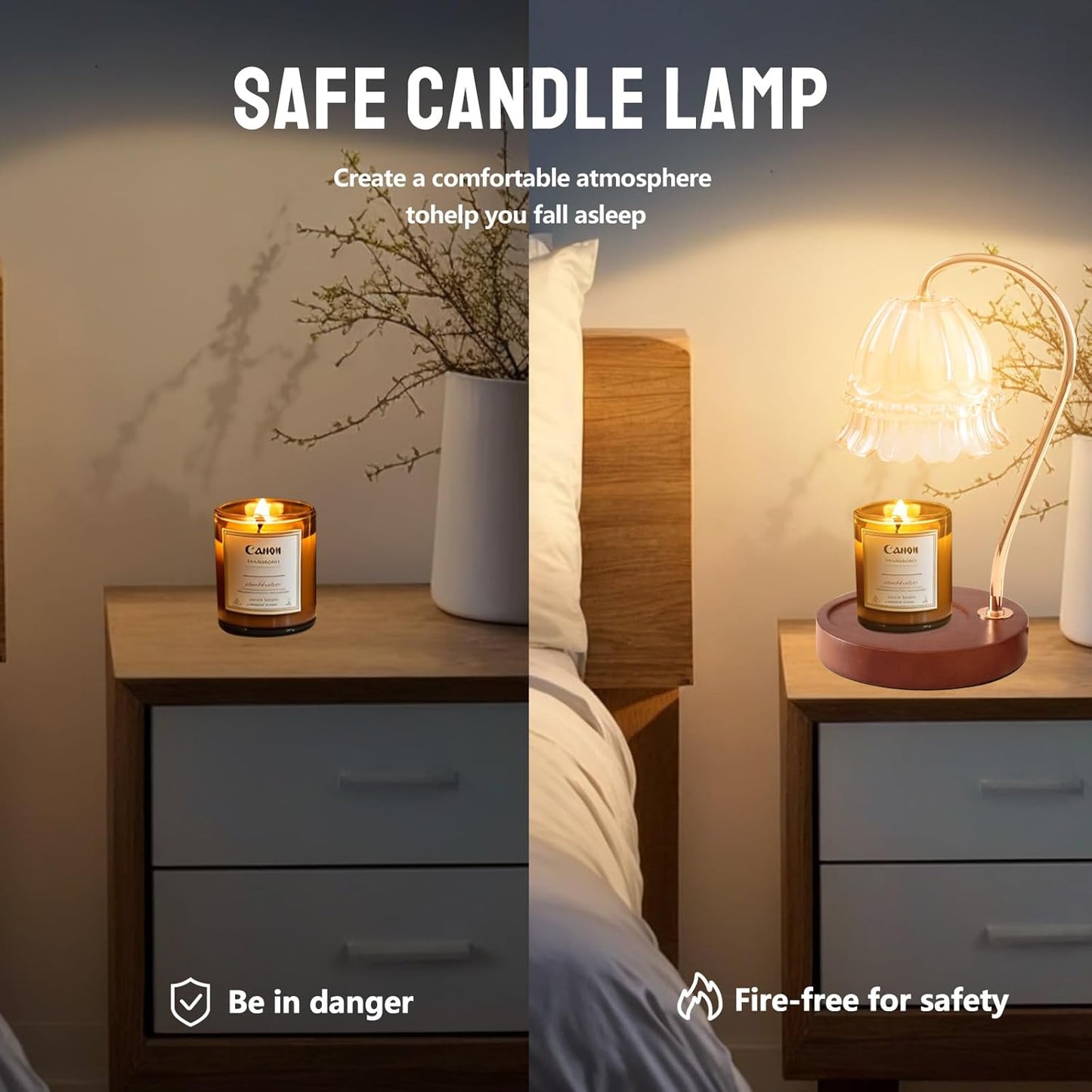 Purilite Select Candle Warmer Table Lamp