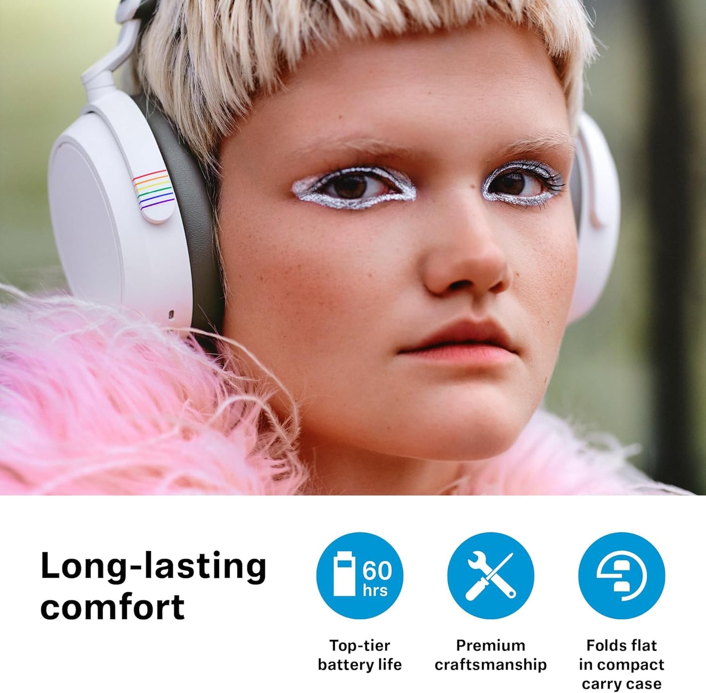Sennheiser Momentum 4 Wireless Headphones, Bluetooth for Crystal-Clear Calls w/Adaptive Noise Cancellation, 60h Battery Life, Customizable Sound & Lightweight Folding Design, Black/Copper