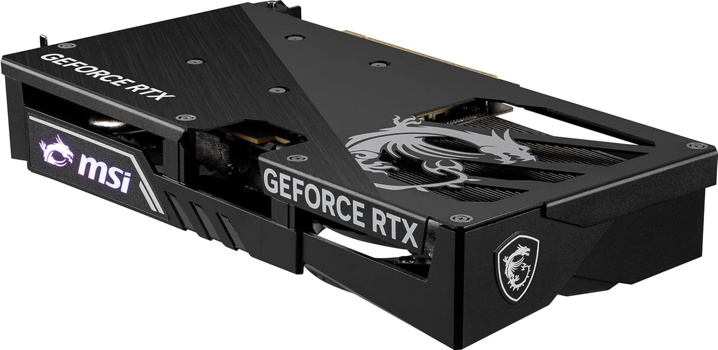 MSI Gaming RTX 5060 8G Gaming OC Graphics Card (8GB GDDR7,TBA-bit, Extreme Performance: 2550 MHz, DisplayPort x3 2.1a, HDMI 2.1b, NVIDIA Blackwell Architecture)