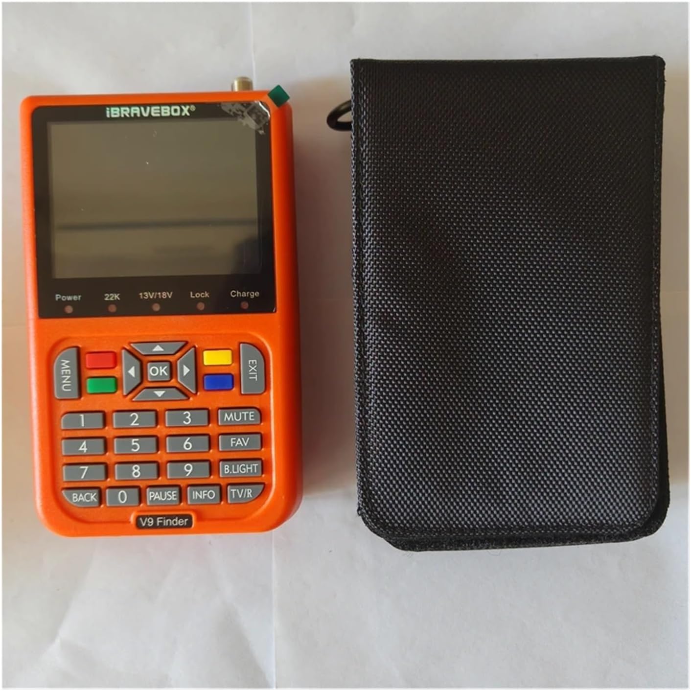 V9 Finder Digital Satellite Finder LCD Satellite Finder Digital Satellite Finder 3.5 Inch DVB-S/S2 H.265(Black)