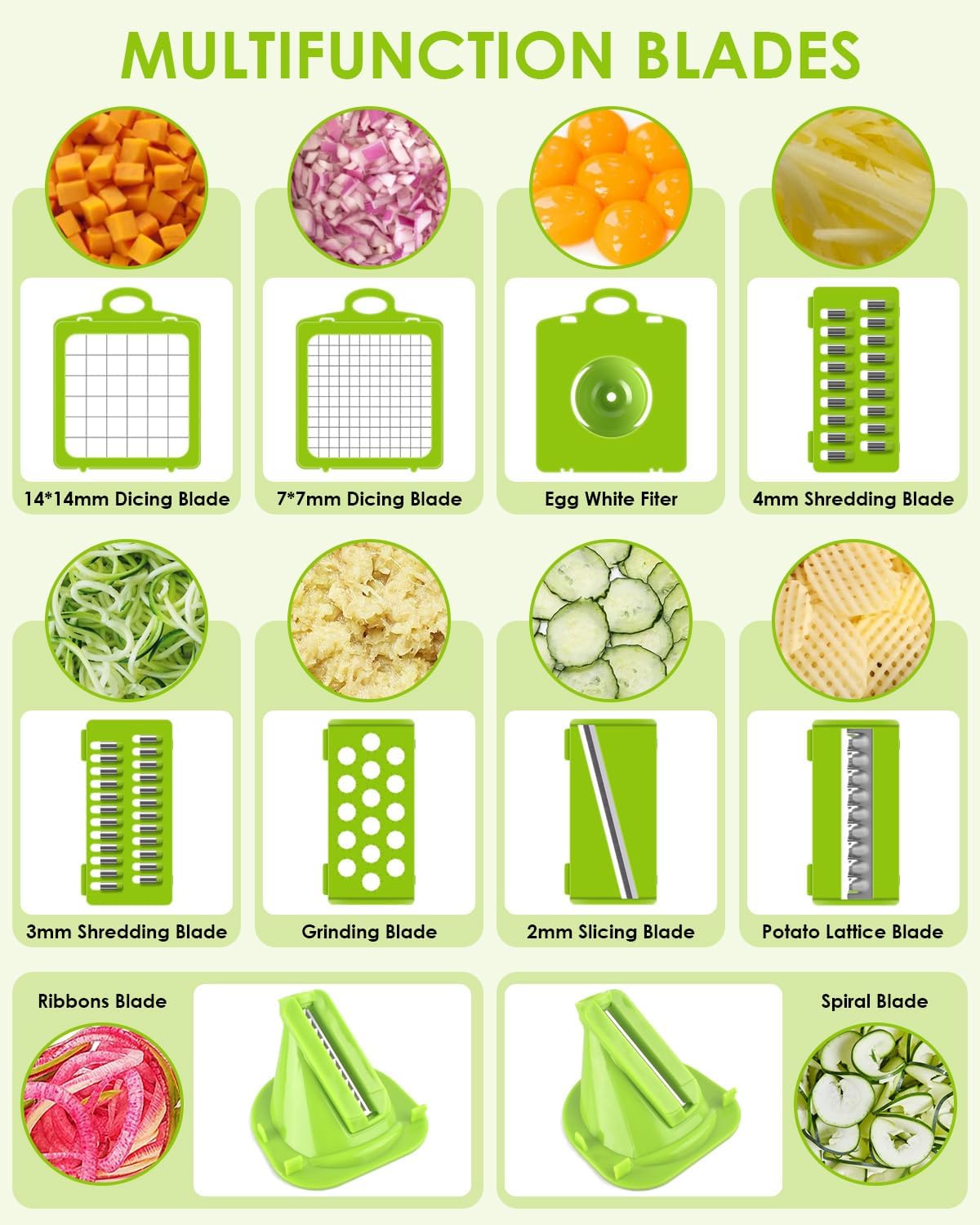 Vegetable Chopper for Kitchen, 26 in 1 Onion Chopper Slicer Dicer Potato Cutter Food Chopper Veggie Salad Maker Dicing Machine Potato Fruit Dicer with Container