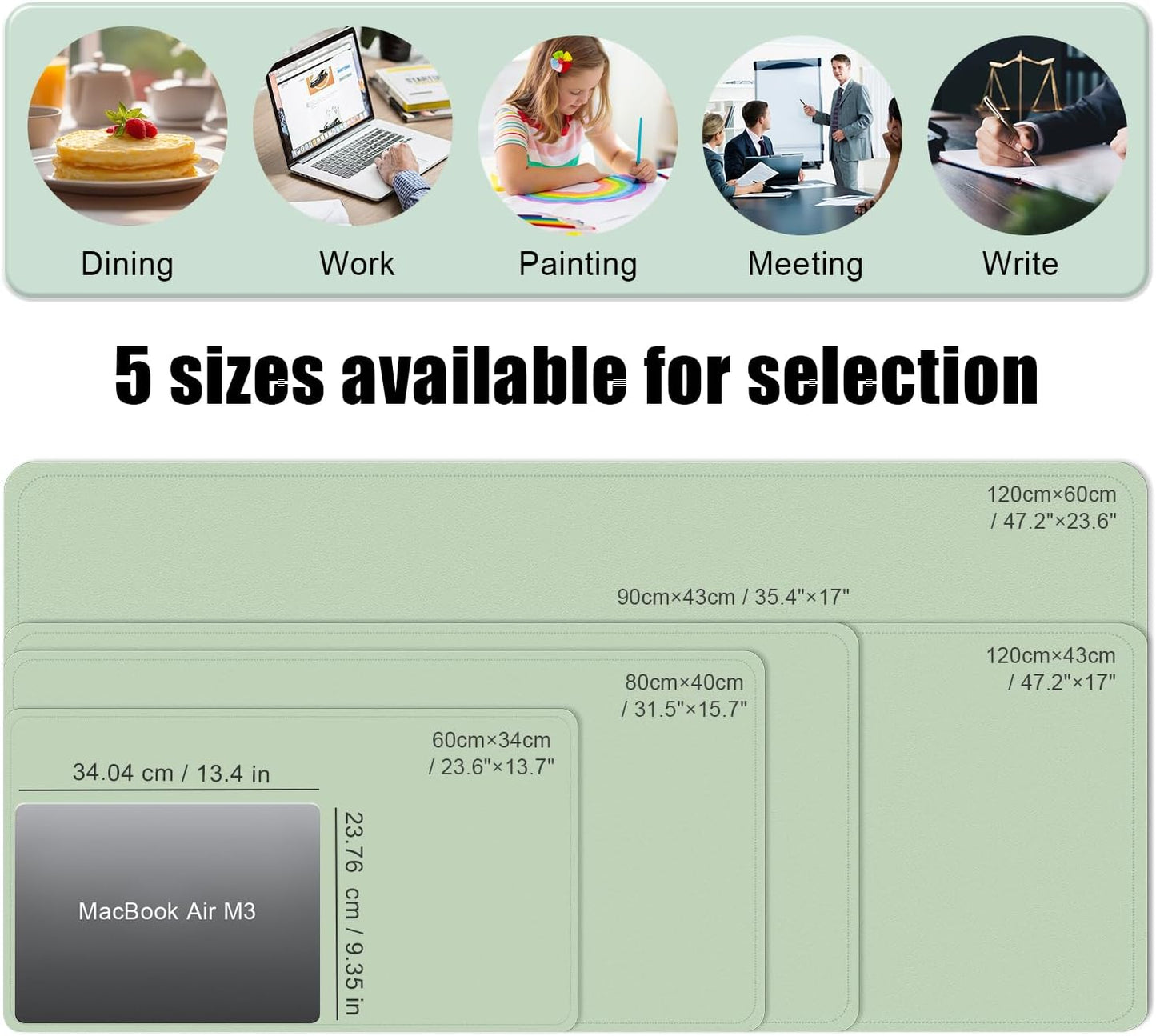 Purilite Select Dual-Sided Desk Pad
