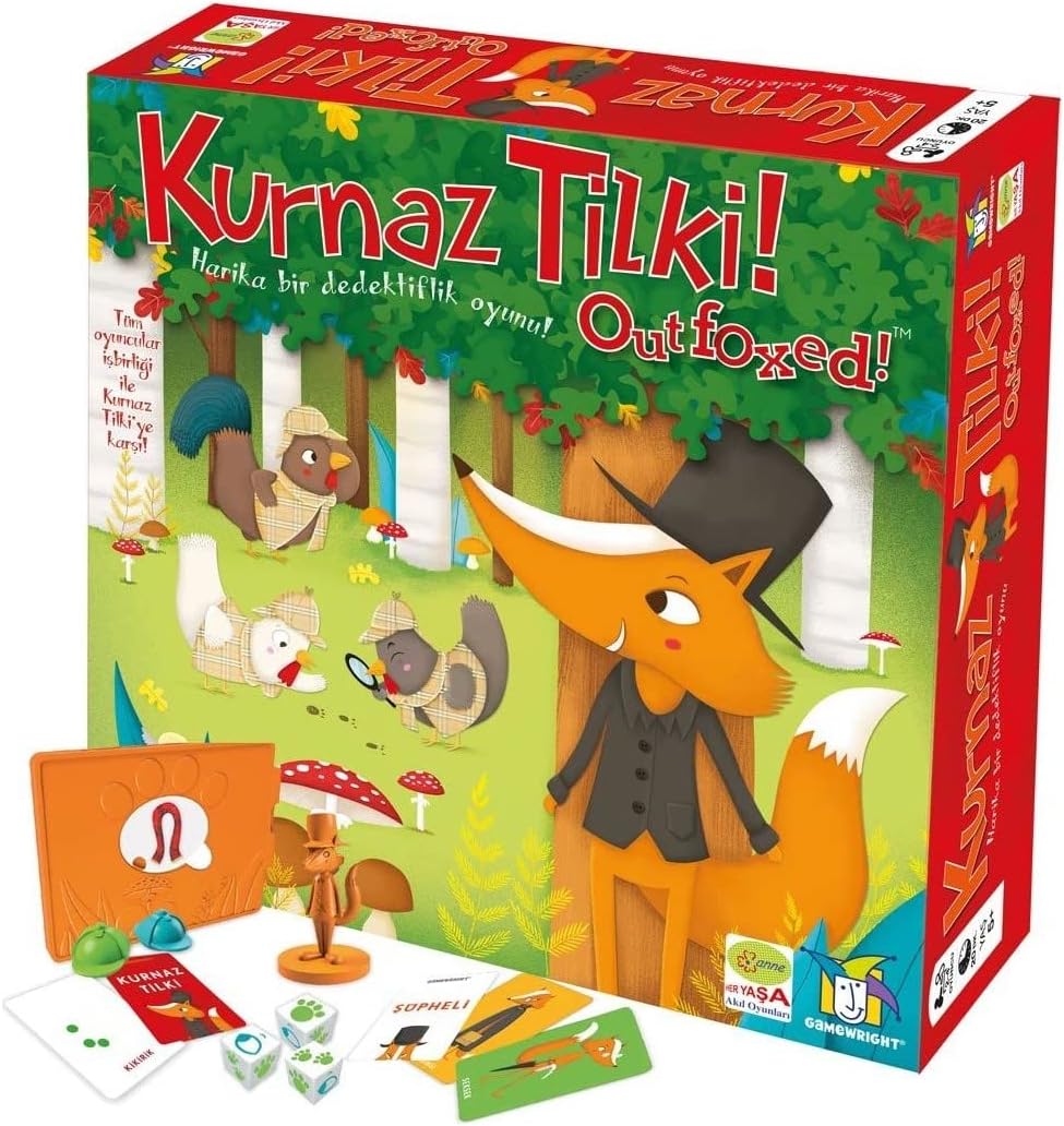 Gamewright Outfoxed! A Cooperative Whodunit Board Game for Kids 5+
