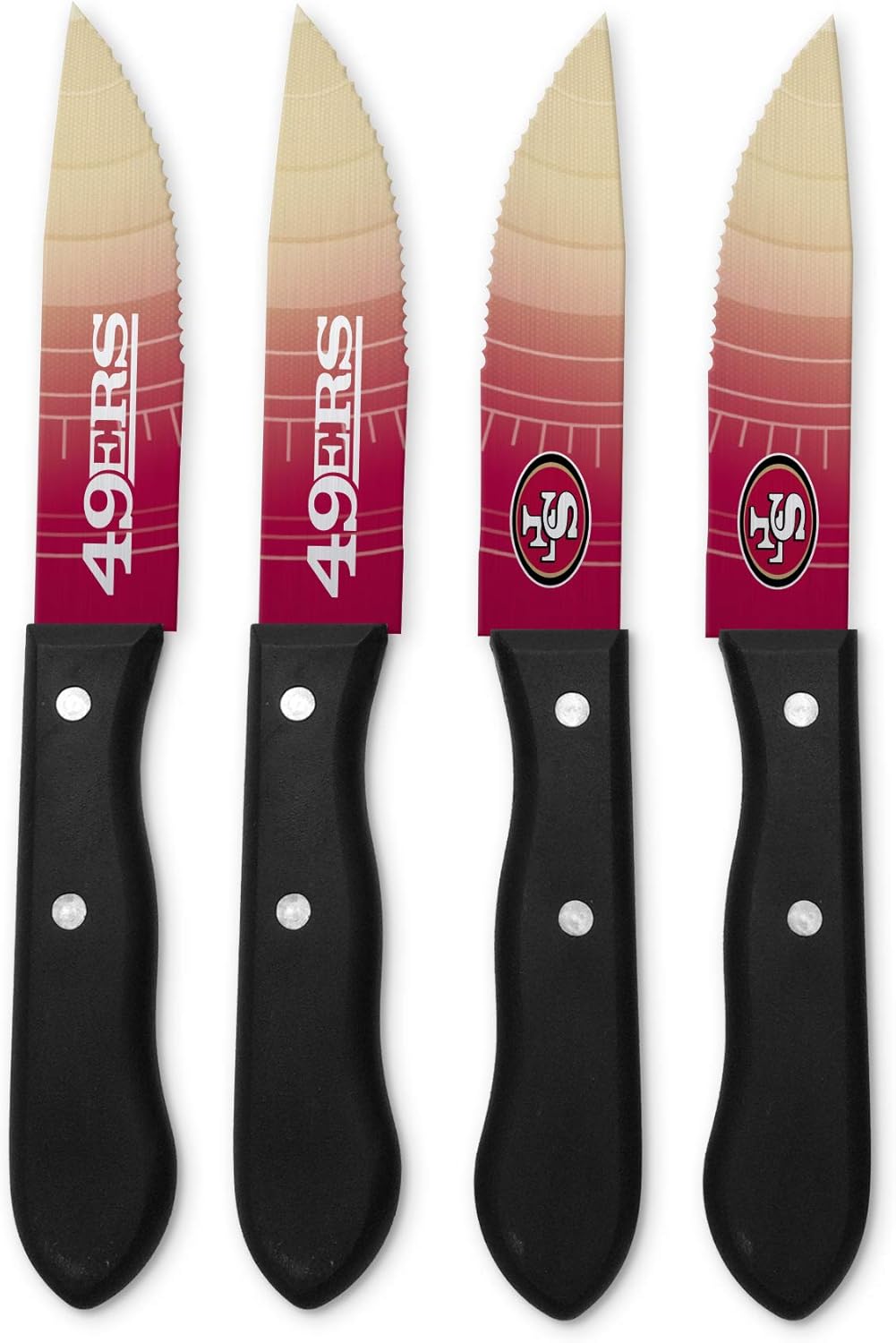 The Sports Vault by Inglasco NFL Chicago Bears Steak Knives