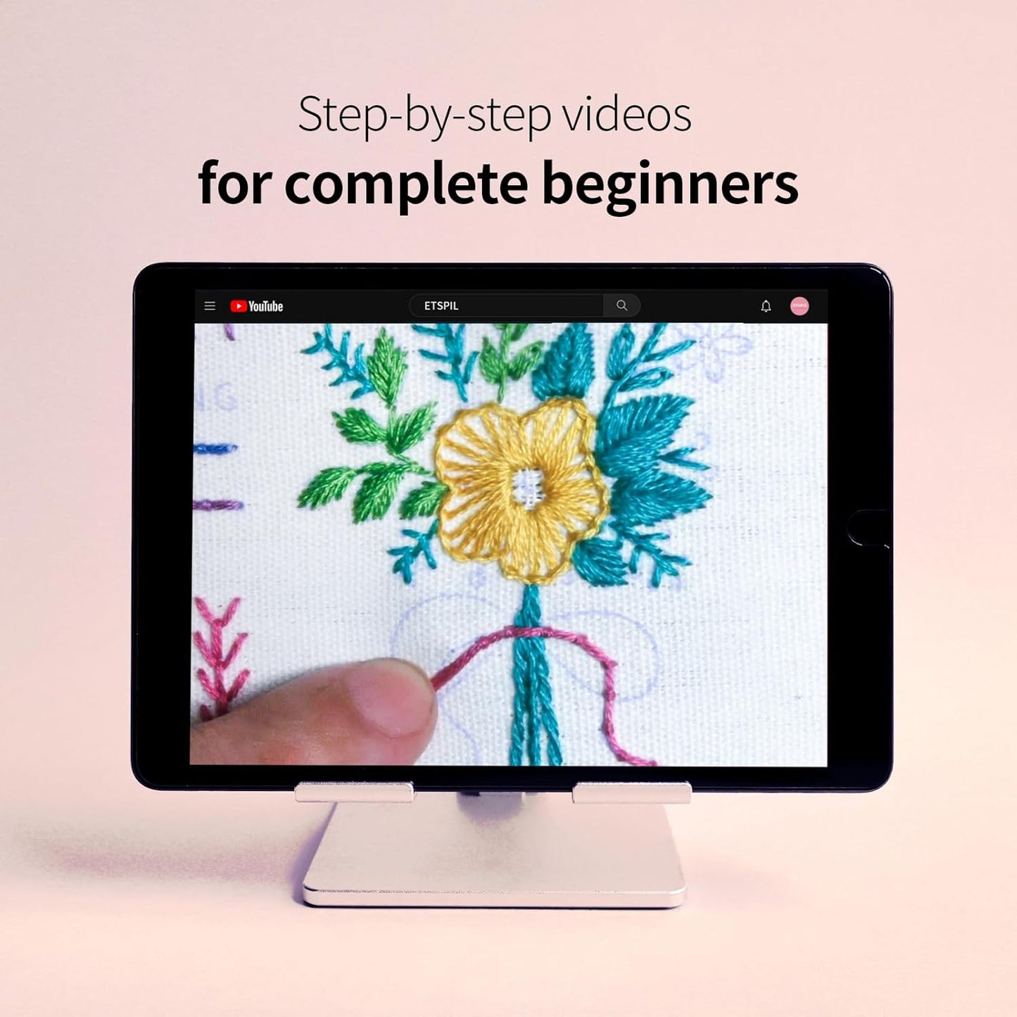 Purilite Select 3 Pack Beginner Embroidery Kits