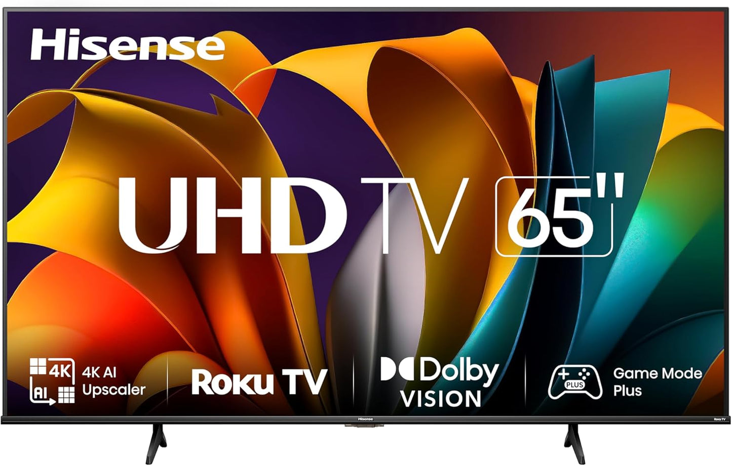 Hisense 58R63N-58 inch 4K UHD HDR LED Roku Smart TV-2024