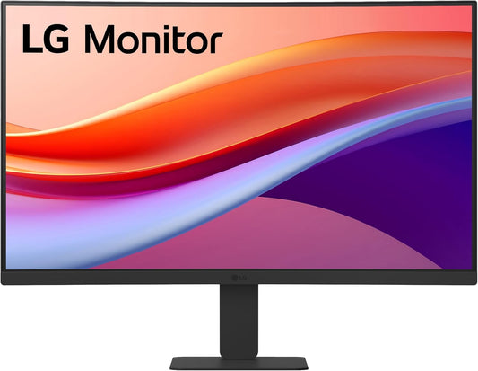 LG FHD Curved Monitor (24U421A) - 23.8" 1920x1080, 100Hz, sRGB 99% (Typ.), USB-C, Reader Mode, Flicker Safe, Dynamic Action Sync, Black Stabilizer, LG Switch App, 3-Side Borderless, Tilt Adjustable - PuriLite