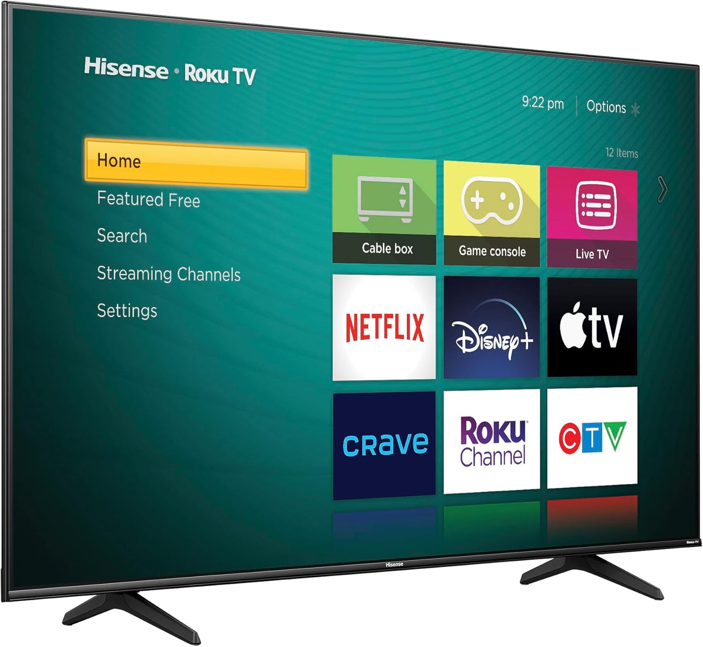 Hisense 58R63N-58 inch 4K UHD HDR LED Roku Smart TV-2024
