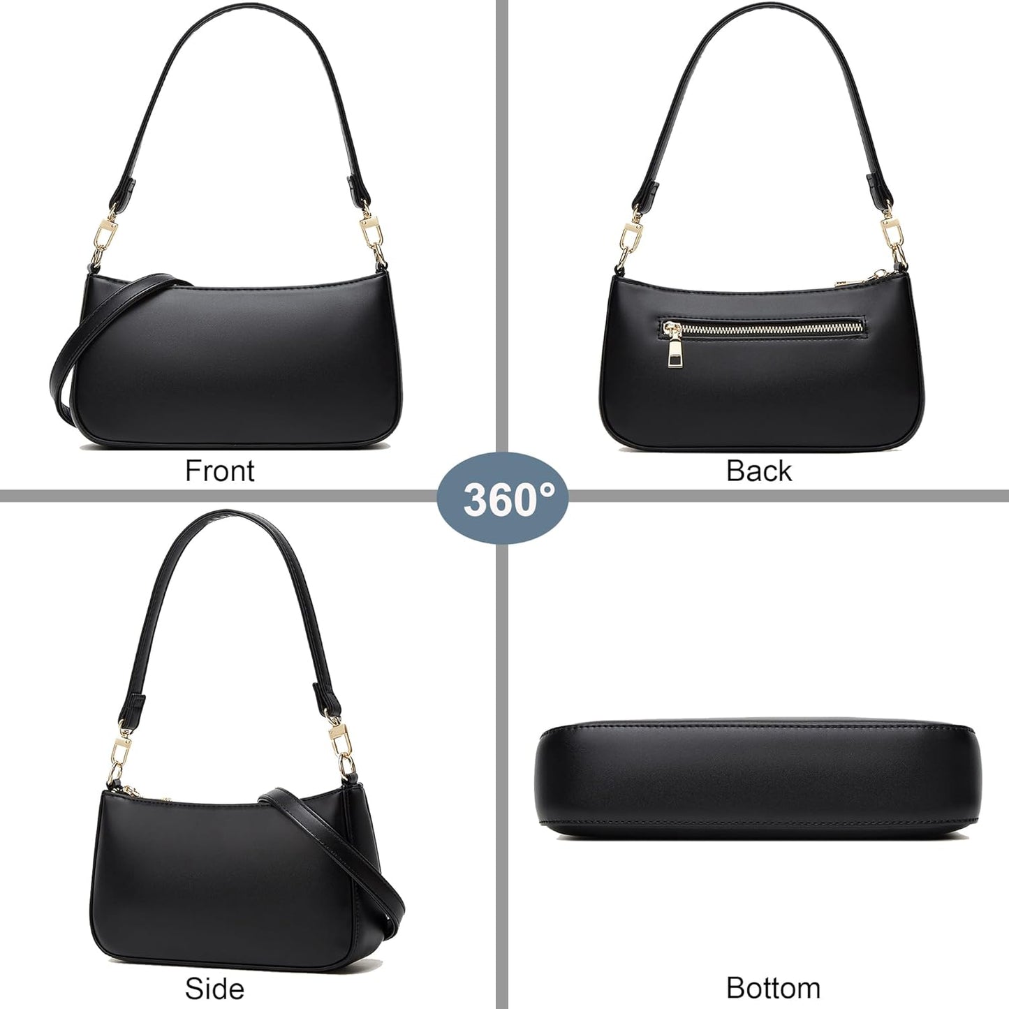 Purilite Select Vegan Leather Crossbody Bag