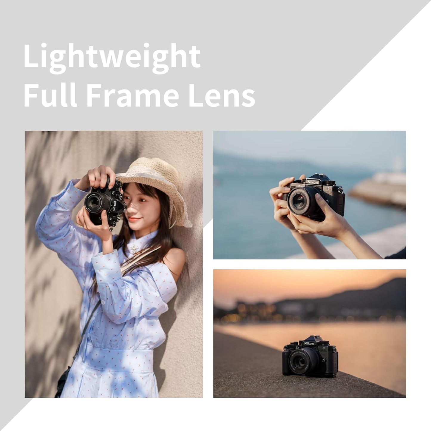 VILTROX 50mm f2.0 FE, 50mm f/2.0 e-Mount Full Frame Camera Lens Ultra Wide Angle Auto Focus Lens for Sony a7CR a7C a7CII a6700 ZV-E100 a6400 a6600 a7III a7IV