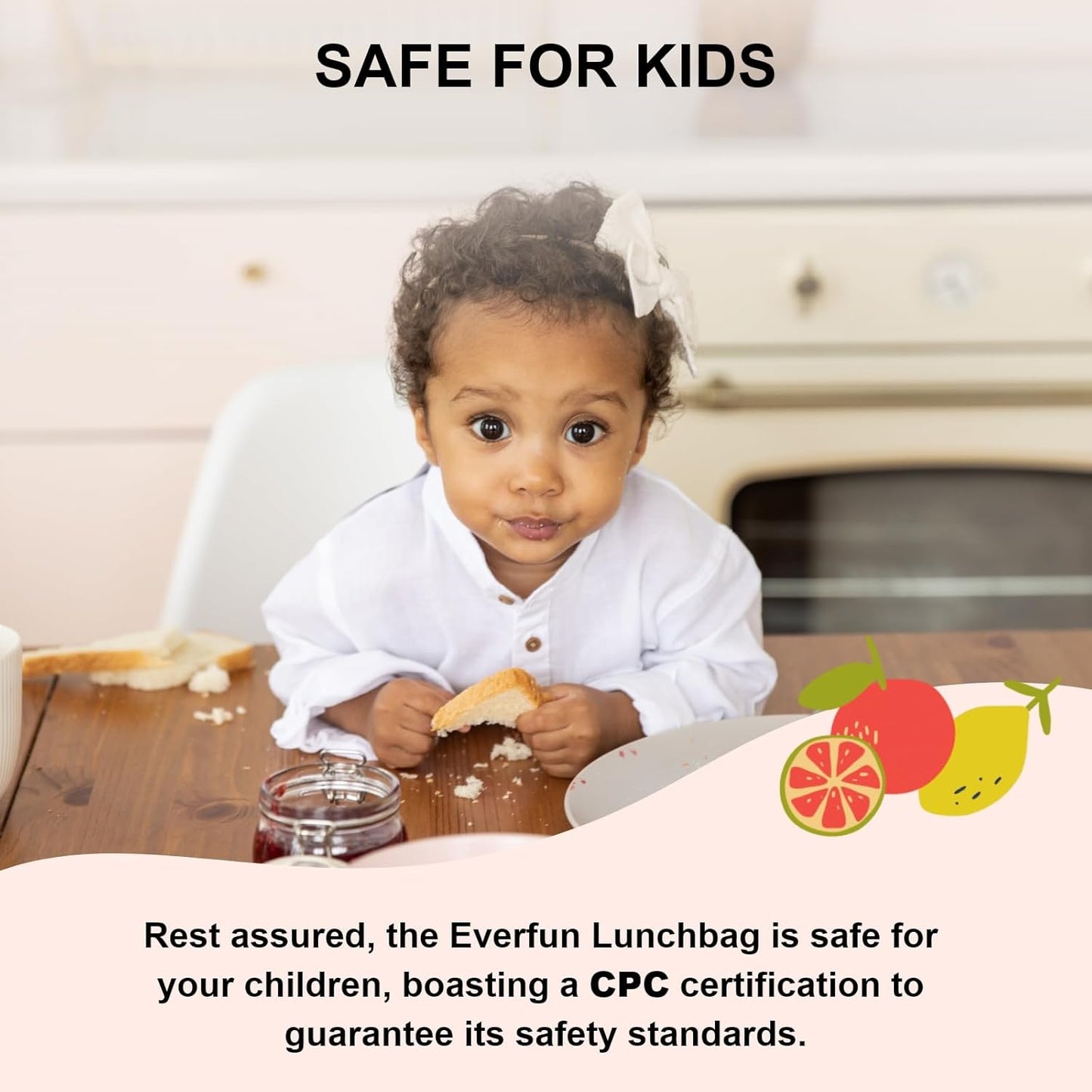 Everfun Womens Lunch Box Two Compartments Insulated Lunch Tote Bag Large Leakproof Soft Cooler for Work Picnic Travel, Black