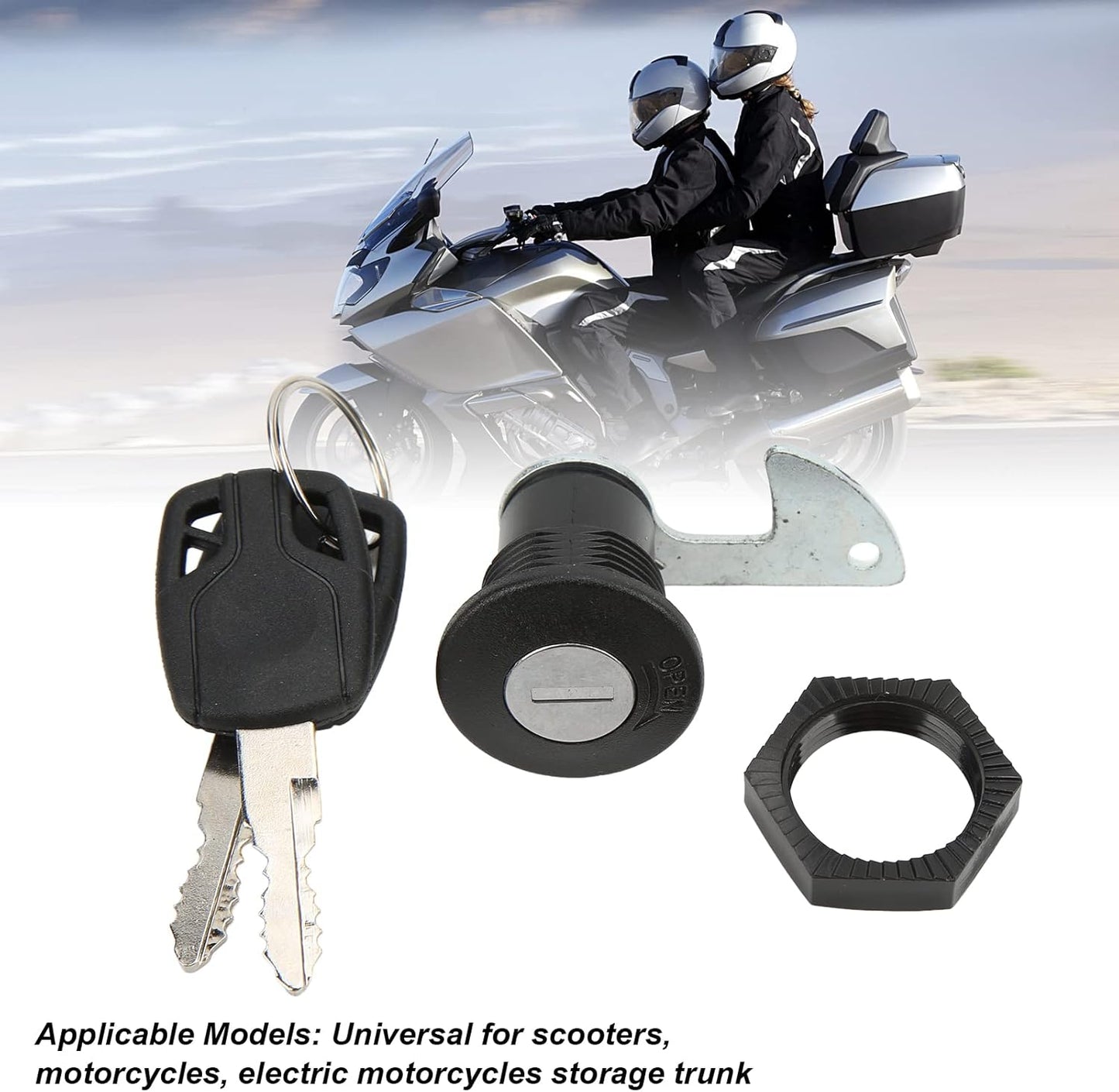 Purilite Select Motorcycle Trunk Lock Kit
