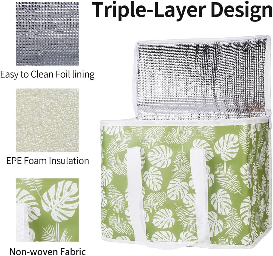 Purilite Select™ Insulated Food Delivery Bag – Extra Large Thermal Carrier for Hot & Cold Food Transport