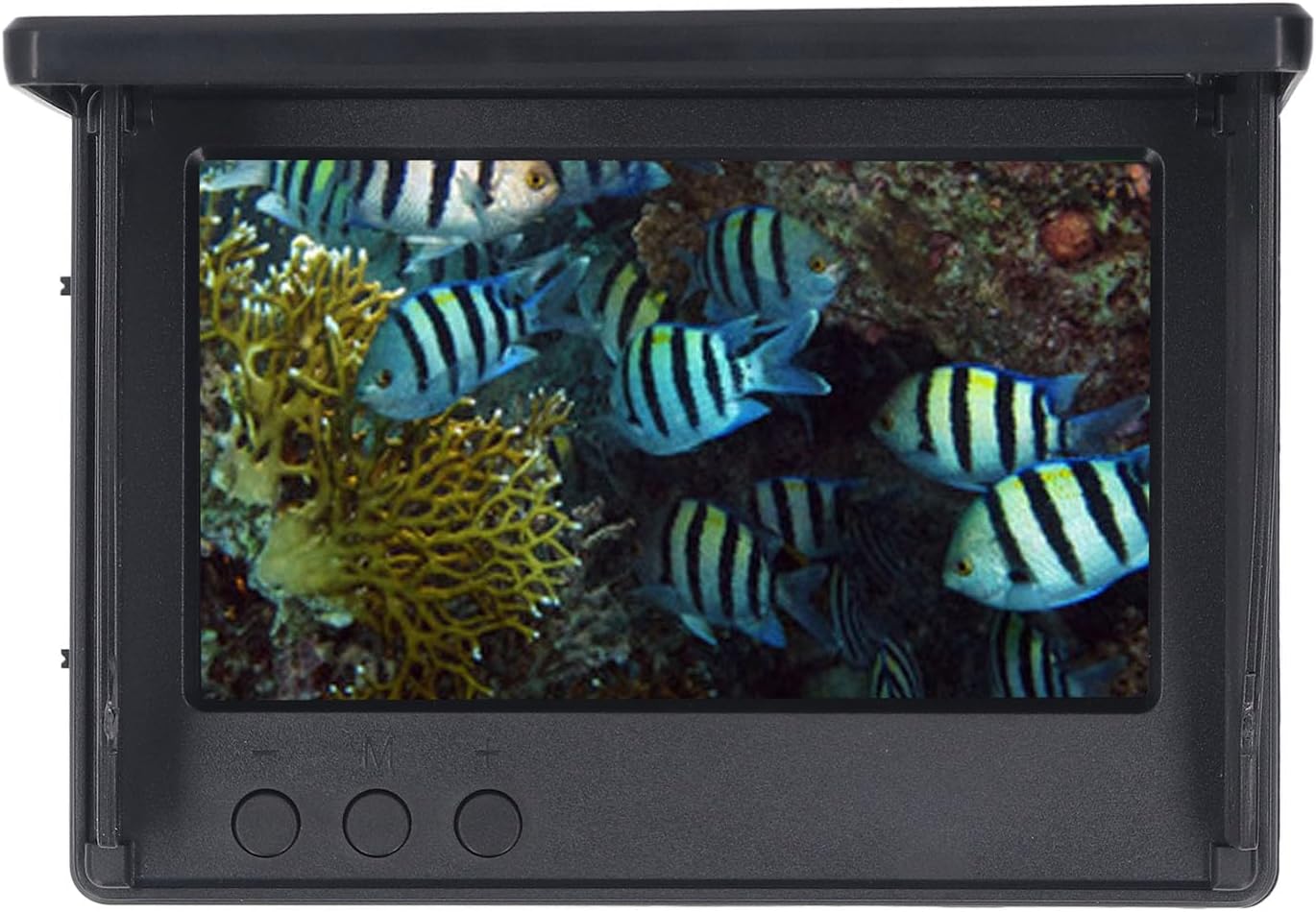 Underwater Fishing Camera, Portable Fish Finder Camera with 4.3inch Display, 220° Wide Angle, Ice Fishing Camera for Lake Sea Boat Kayak Fishing