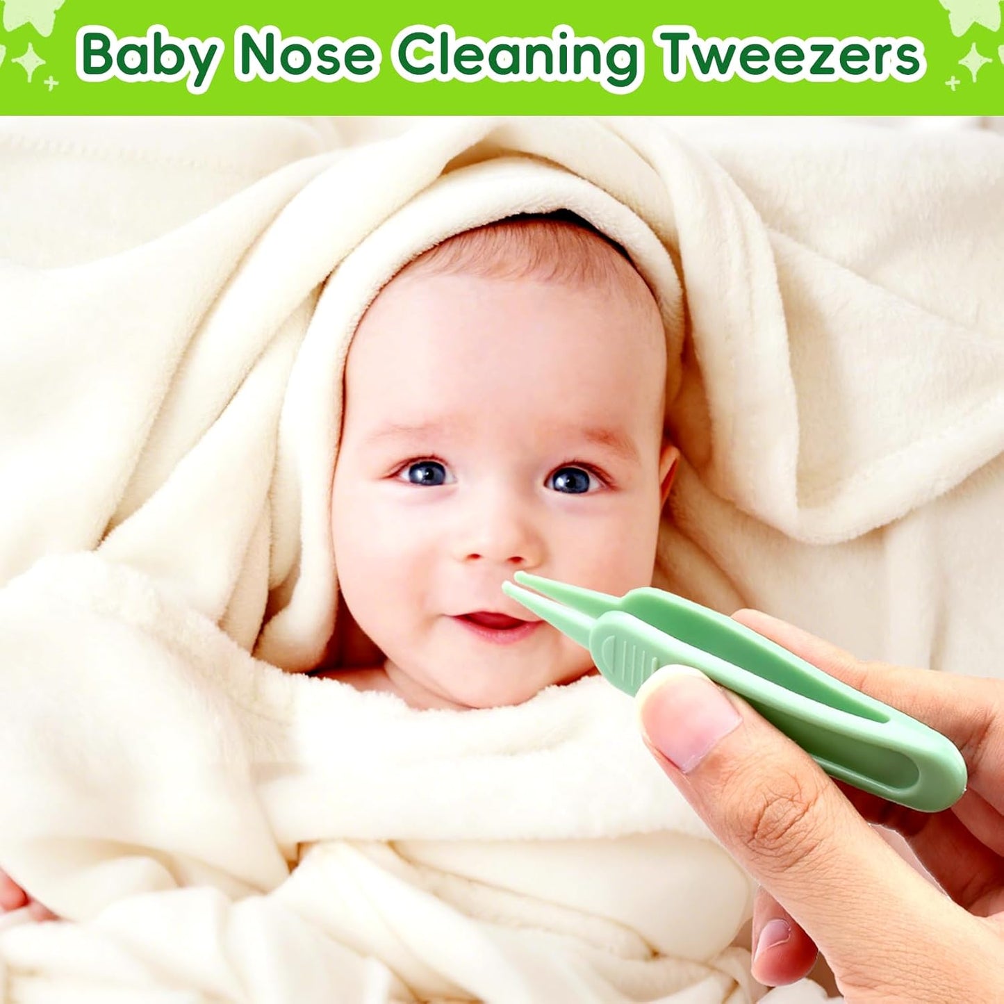 Baby Grooming Kit - 19 in 1 Nursery Essentials Baby Registry Shower Gift for Newborns, Infants, Toddlers, Boys, Girls Kids-Safety Baby Comb, Brush, Finger Toothbrush, Nail Clippers, Scissors(Green)