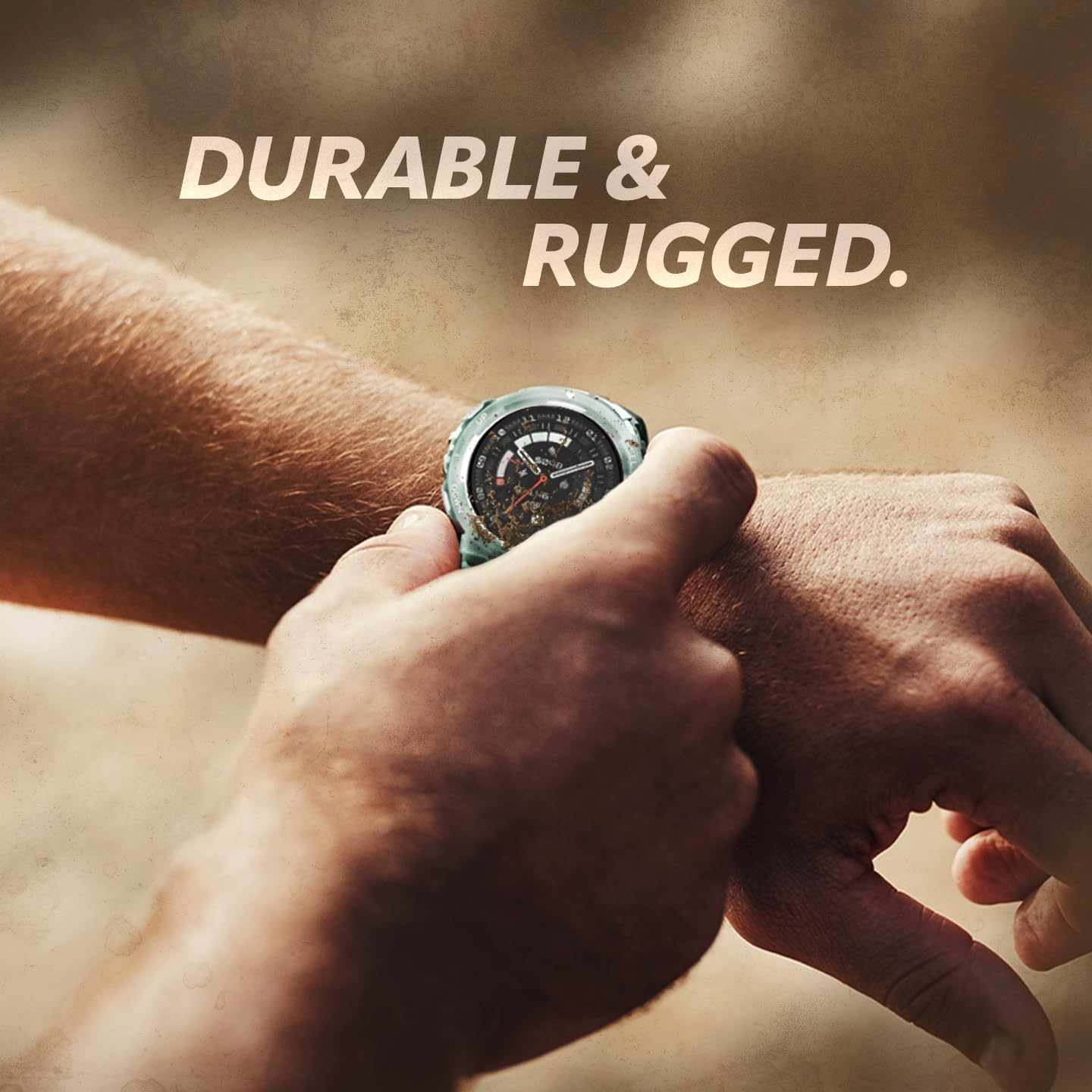 Amazfit Active Edge Smart Watch with Stylish Rugged Sport & Fitness Design, GPS, AI Health Coach for Gym, Outdoor, Workouts & Exercise, 16 Days Battery, 10 ATM Water Resistant, Lava Black