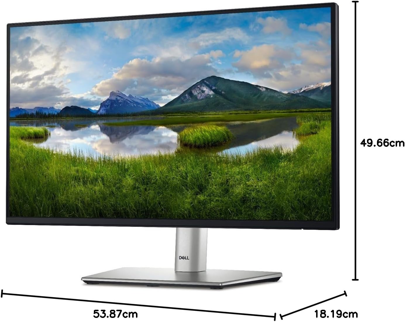 Dell 24 Monitor - P2425H - 23.8 Inch Full HD (1920 × 1080), 100Hz Refresh Rate, Comfortview Plus, 99% sRGB, IPS Panel, 1500:1, Tilt/Swivel/Pivot/Height, 3-Year Advanced Exchange Service - Black