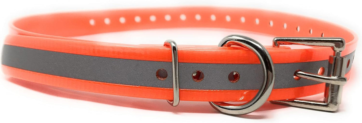 Replacement Strap for Dogtra Collars - 3/4" Wide Ultra-Durable Dog E-Collar Replacement for Training, Bark, Shock, Electric, and GPS Collars - 28" Adjustable Length Solid Black