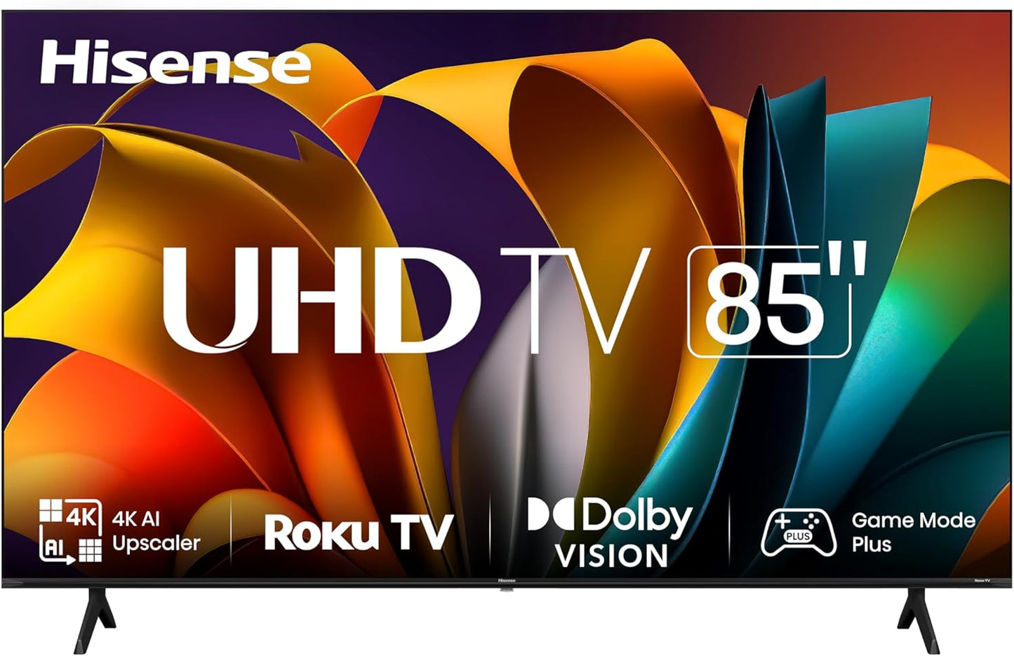Hisense 58R63N-58 inch 4K UHD HDR LED Roku Smart TV-2024