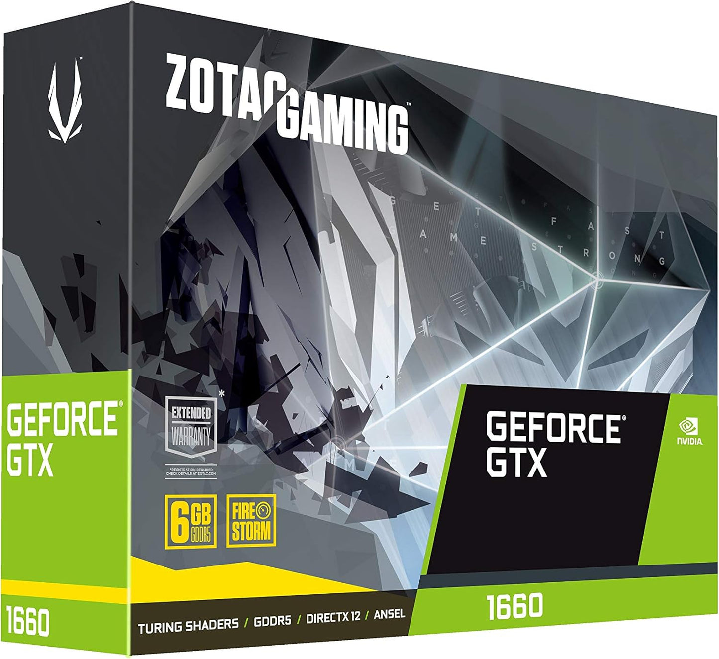 ZOTAC GeForce GTX 1660 6GB GDDR5 192-bit Gaming Graphics Card, Super Compact, ZT-T16600K-10M