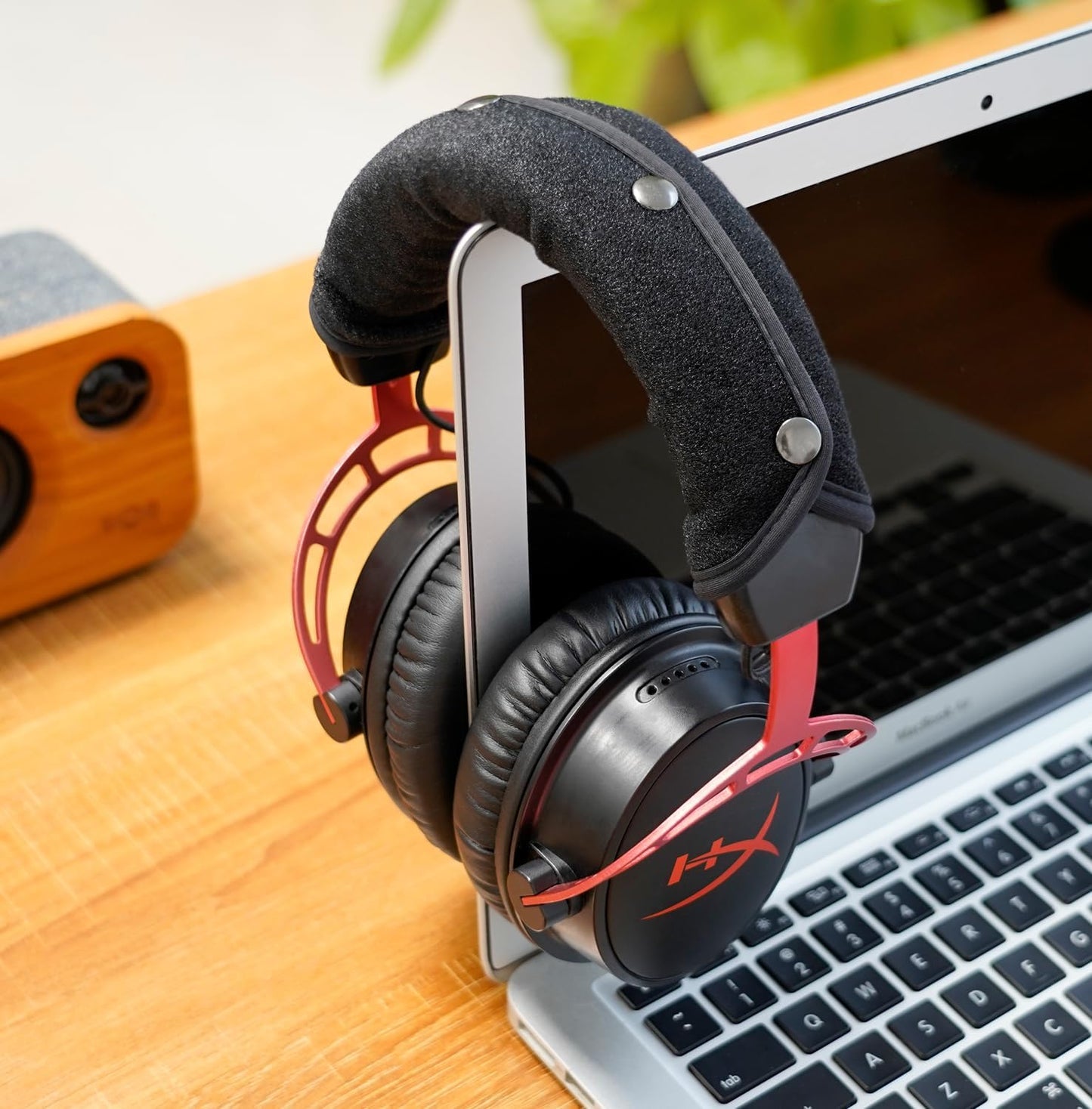 GEVO Replacement Headphone Headband Cover for HyperX Cloud & Alpha,Cloud 1/2/3/Pro,Cloud X/Core,Flight,Stinger Gaming Headset,Headband Cushion Easy Installation No Tool Needed-Velvet Black