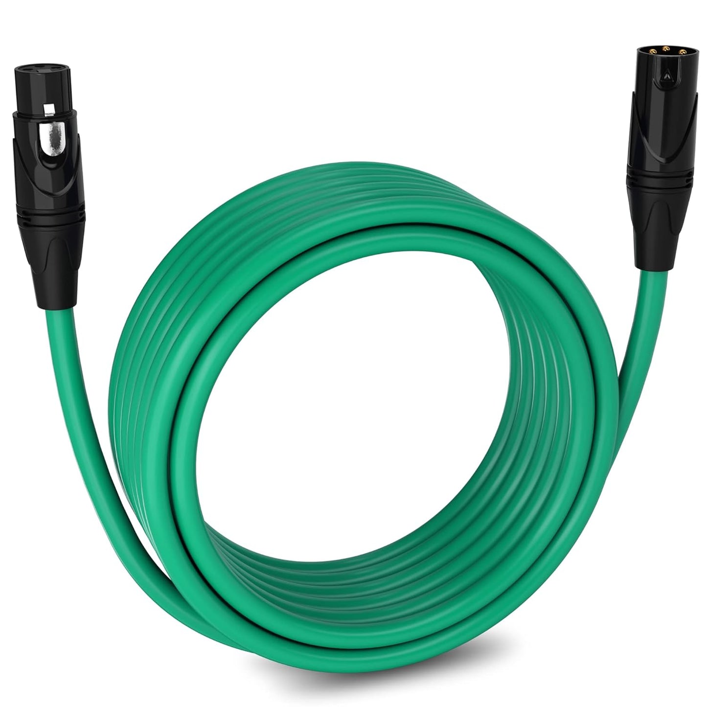 LyxPro 6 Feet XLR Microphone Cable Balanced Male to Female 3 Pin Mic Cord for Powered Speakers Audio Interface Professional Pro Audio Performance and Recording Devices - Blue