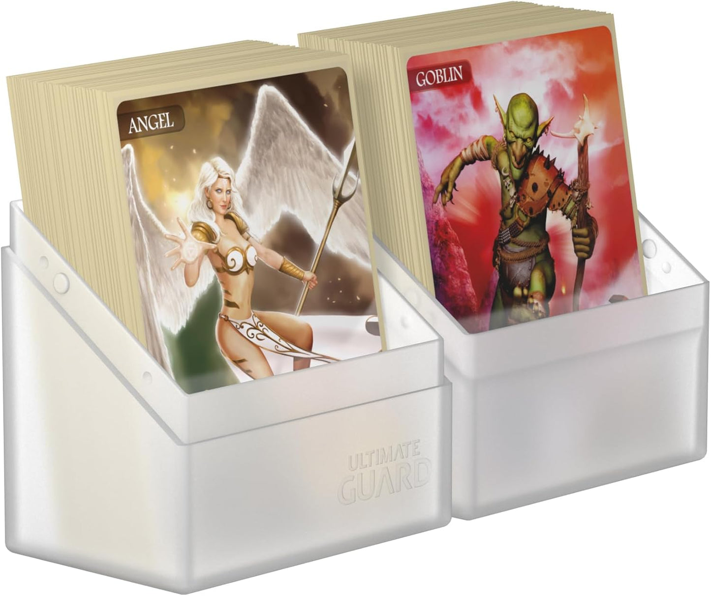 Ultimate Guard Boulder 100+ Classic, Deck Case for 100 Double-Sleeved TCG Cards, Onyx, Secure & Durable Storage for Trading Card Games, Soft-Touch Finish