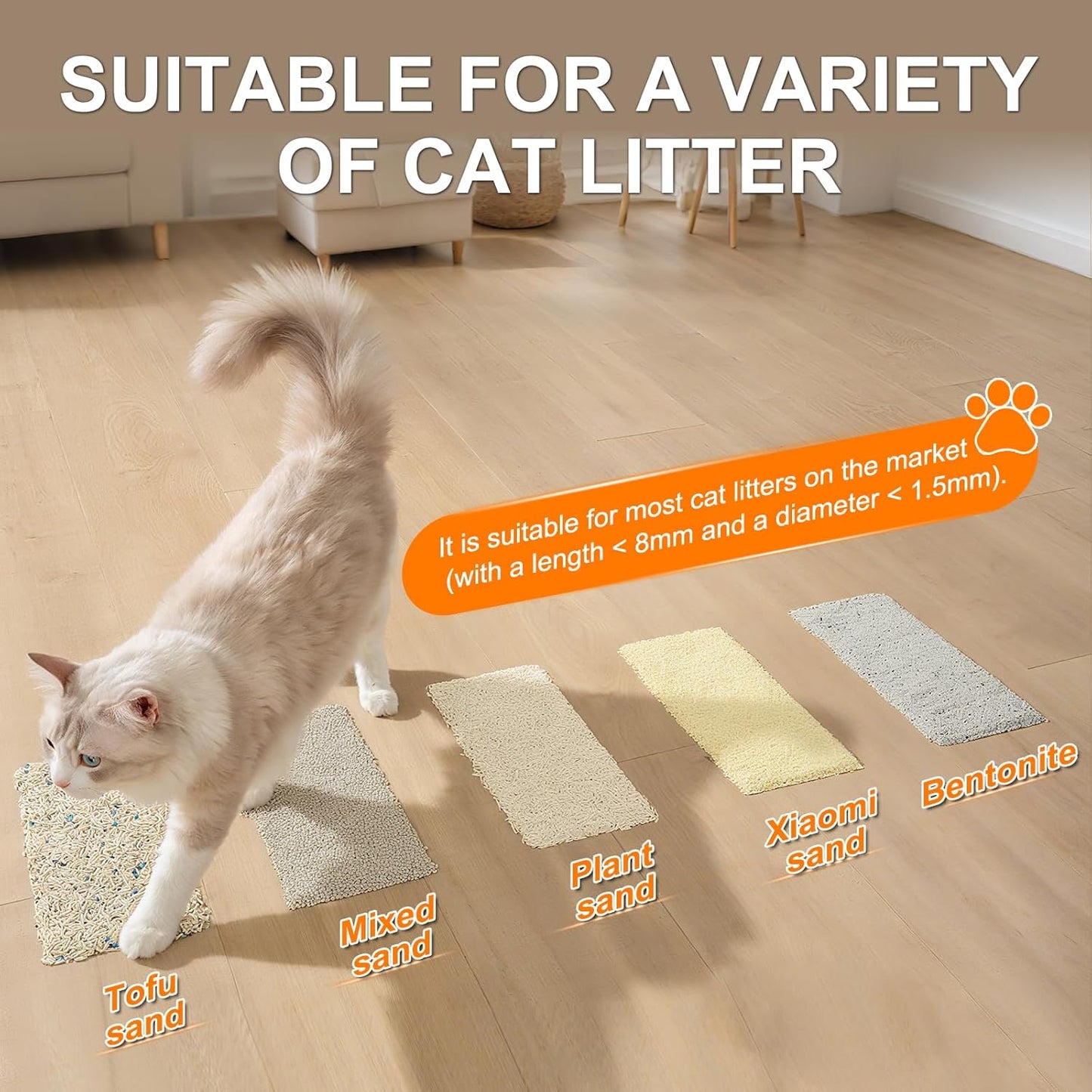 EzMeow by Hoomegic Self Cleaning Cat Litter Box, 61L Large Automatic Hands-Free Smart Litter Box for Multiple Cats, Safe Anti-Pinch, Garbage Bag, Odour Control, App Controlled with Health Monitoring