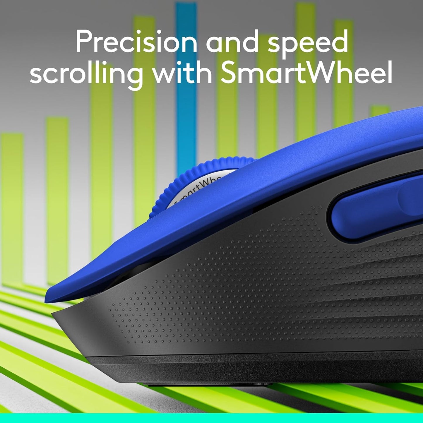 Logitech Signature M650 L Full Size Wireless Mouse - For Large Sized Hands, 2-Year Battery, Silent Clicks, Customizable Side Buttons, Bluetooth, for PC/Mac/Multi-Device/Chromebook - Black