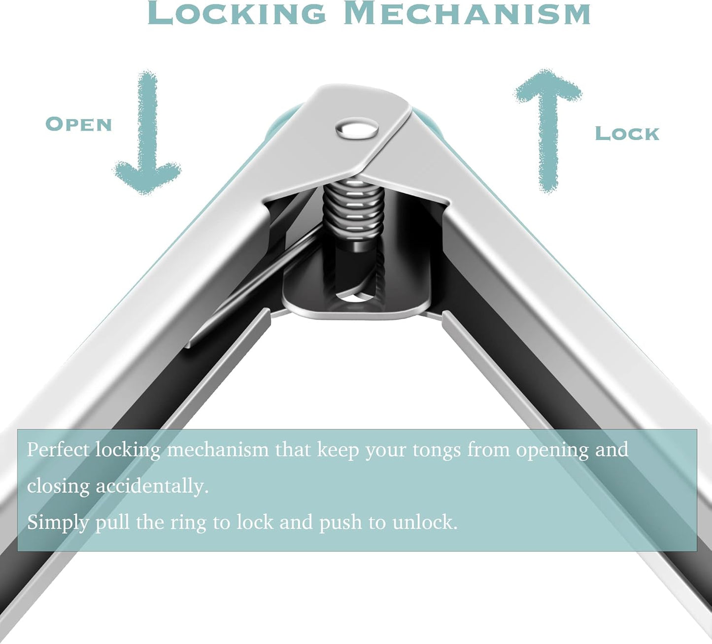 Purilite Select Silicone & Stainless Steel Kitchen Tongs