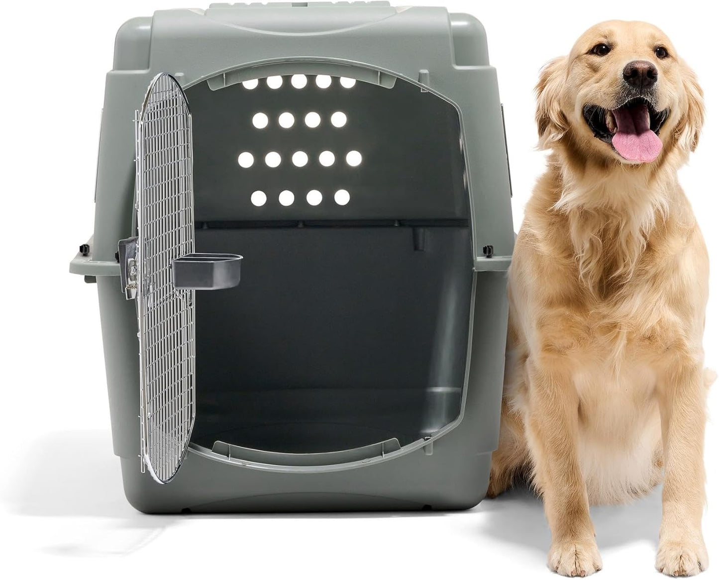 Petmate 00200 Sky Kennel for Pets from 25 to 30-Pound, Light Gray