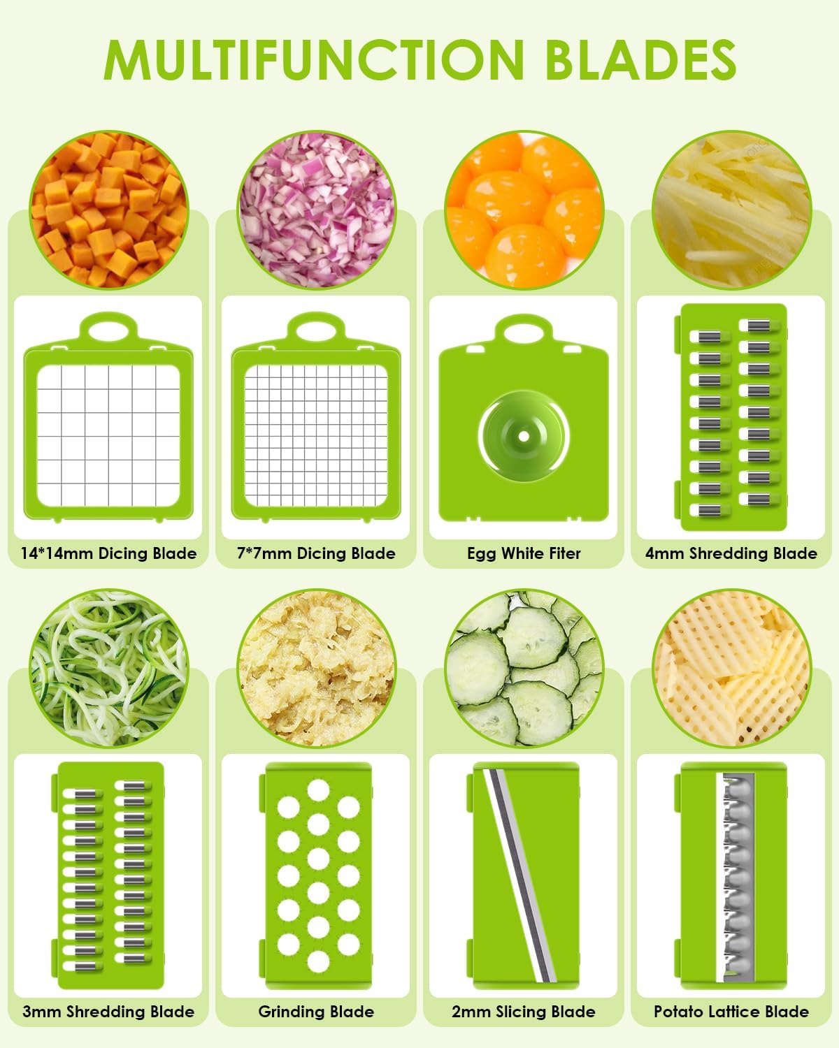 Vegetable Chopper for Kitchen, 26 in 1 Onion Chopper Slicer Dicer Potato Cutter Food Chopper Veggie Salad Maker Dicing Machine Potato Fruit Dicer with Container