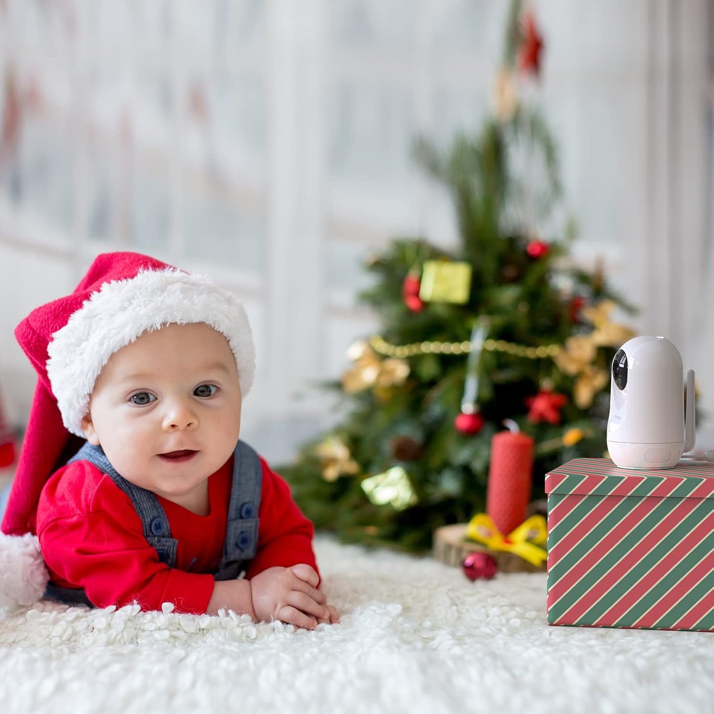 Momcozy Video Baby Monitor, 1080P 5'' HD Baby Monitor with Camera, Built-in Wide Angle Lens, 2-Way Audio, IR Night Vision, 5000mAh Battery, 960ft Range, Temperature Sensor, Lullaby, Easy to Operate