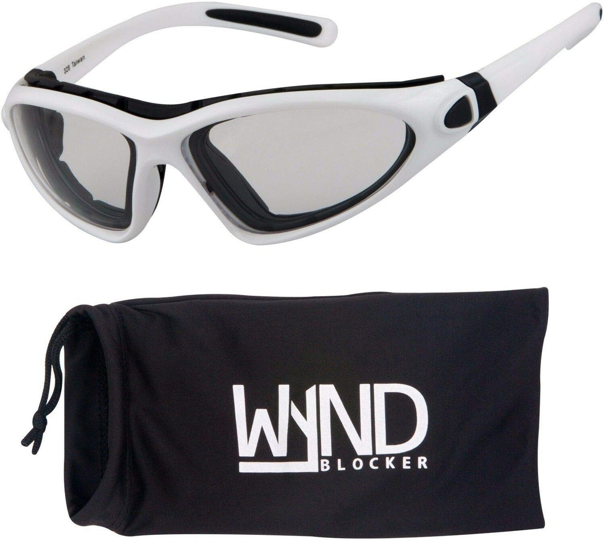 WYND Blocker Vert Motorcycle & Outdoor Sports Wrap Around Sunglasses - PuriLite