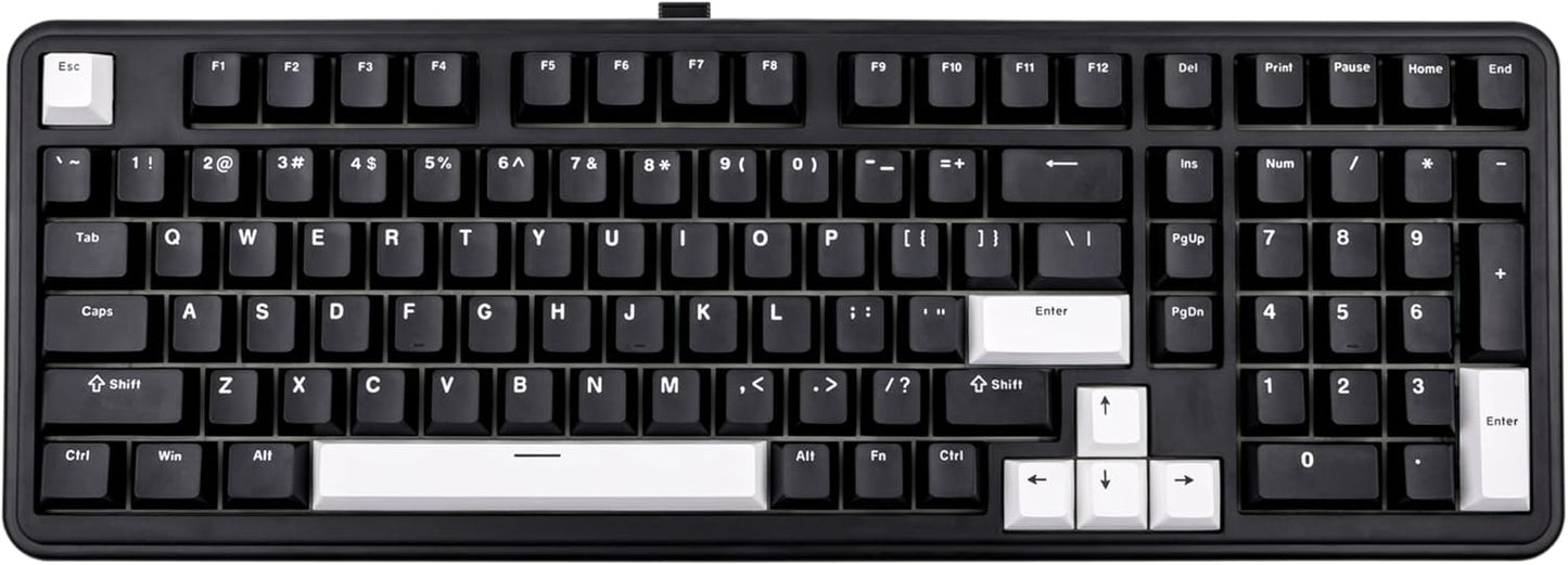 EPOMAKER TH99 Tri-Mode Wireless Mechanical Keyboard with 8000mAh Battery, Hot Swappable Custom RGB Gaming Keyboard with Numpad, Gasket Creamy for PC/Mac/Office (Blue&White)
